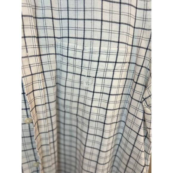 Chaps Mens Plaid Short Sleeve Button Up Shirt Size L G Cotton - Picture 2 of 7